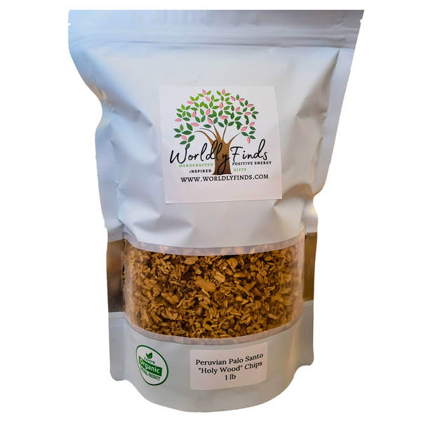 Palo Santo Wood Chips Bulk, 3 Size Choices, Holy Wood Palo Santo Small Chips for Cleansing, Burning, Smudging