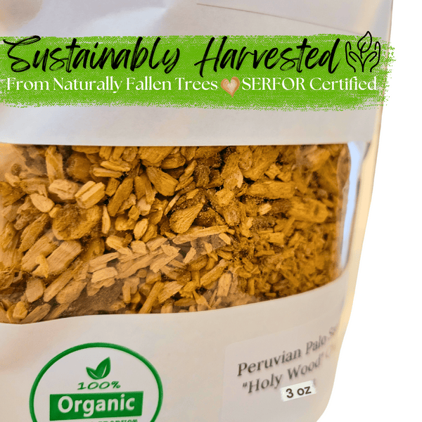 Palo Santo Wood Chips Bulk, 3 Size Choices, Holy Wood Palo Santo Small Chips for Cleansing, Burning, Smudging