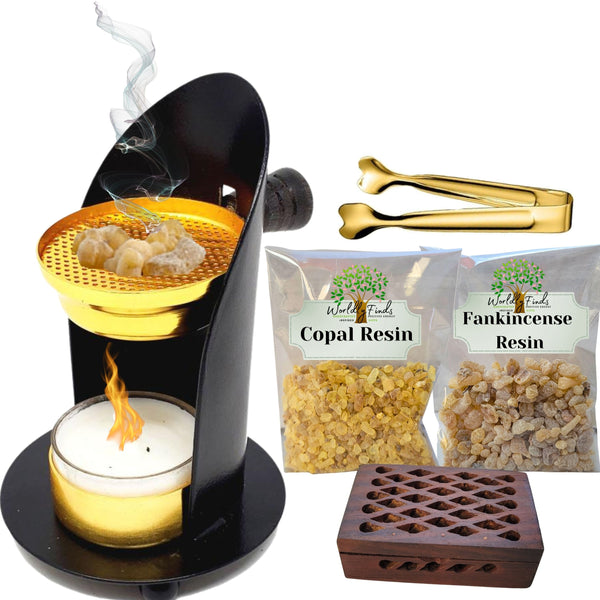 Resin Incense Burner Set – Adjustable, Incense Burner Holder