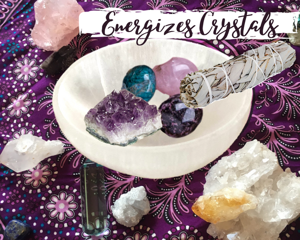 Selenite Crystal Charging Bowl, 5 Inch, Moroccan Crystal Holder, Selenite Bowl Smudge Bowl