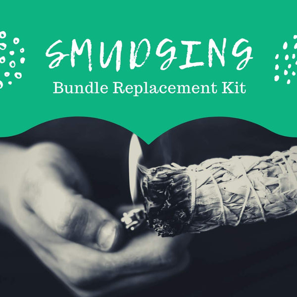 Sage Smudge Sticks Kit & Opal Stone Tree of Life Necklace Set, Smudge Kit, Worldly Finds, Worldly Finds
