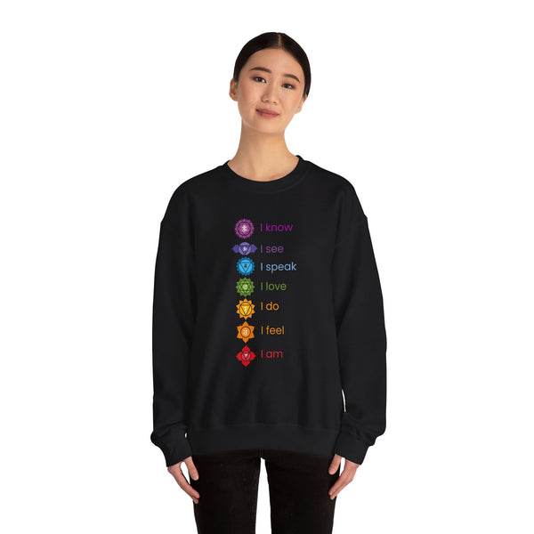 Chakra Alignment Sweatshirt -  Yoga & Meditation for Spiritual Enlightenment