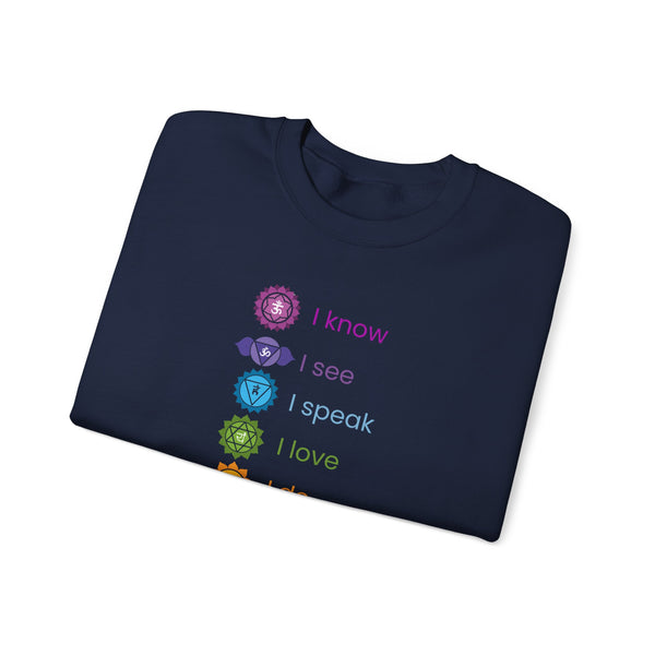 Chakra Alignment Sweatshirt -  Yoga & Meditation for Spiritual Enlightenment