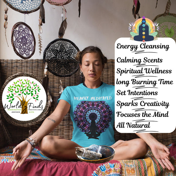 Sage Smudge Kit Spiritual Cleansing Sage Variety Pack, 6 Healing Smudge Bundles for Energy Clearing