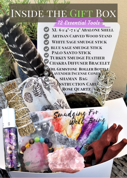 Sage Smudge Kit: ULTIMATE 12 Piece Spiritual Gifts Variety Smudging Kit, Smudge Kit, Worldly Finds, Worldly Finds 