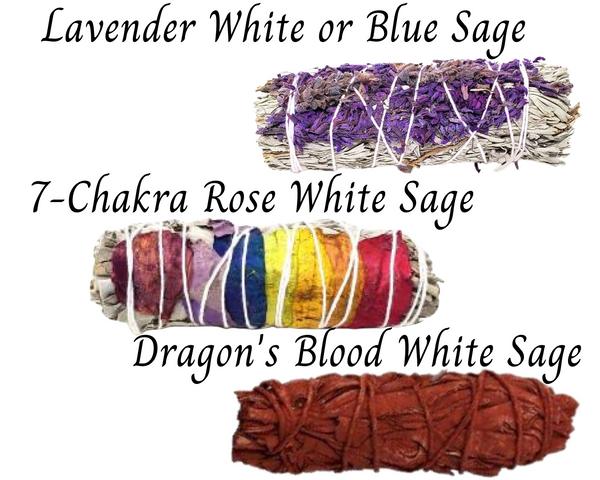Smudge Stick Bundles 2 Pack - CHOICE of Smudging Bundles, Organic Smudge Sticks for Cleansing Rituals
