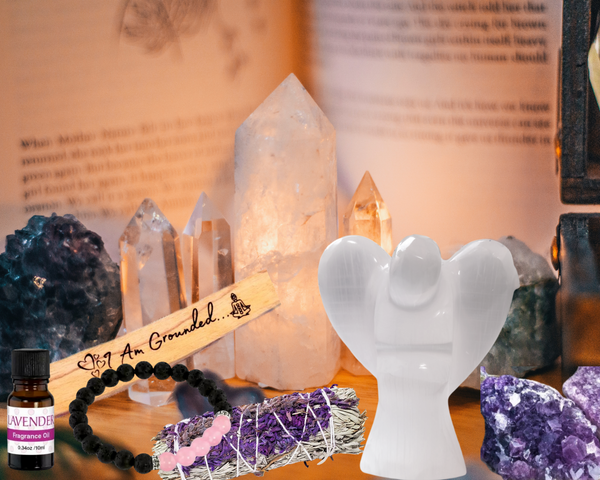 Selenite Crystal Guardian Angel Figurine 4” Size, Carved Crystal Protective Figure