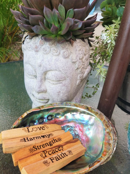 Palo Santo Incense Sticks Set of 1, 3, 4, 6, 8, Custom Laser Etched Palo Santo Sticks Engraved Palo Santo Holy Wood, Engraved Palo Santo Set