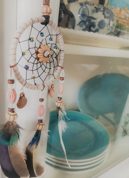 Mini Dream Catchers for Car Charm, Interior Rearview Mirror Accessories, Car Ornament, Car Hanging Decorations, Boho Small Dream Catcher