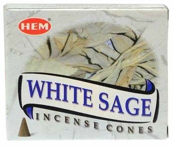 Incense Cones 7 Choices: White Sage, Myrrh, Dragons Blood, Patchouli, Sandal, Vanilla, Natural HEM Incense Cones Bulk, Incense Cones Set