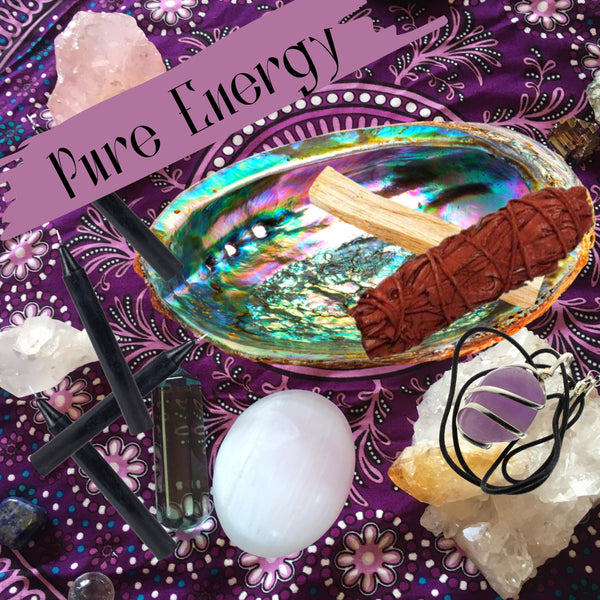 Wiccan Supplies and Tools 12 pc Abalone Altar Protection Kit, Rituals, Witchy Gifts Witchcraft Decor Wiccan Starter Kit Pagan Wiccan Gifts