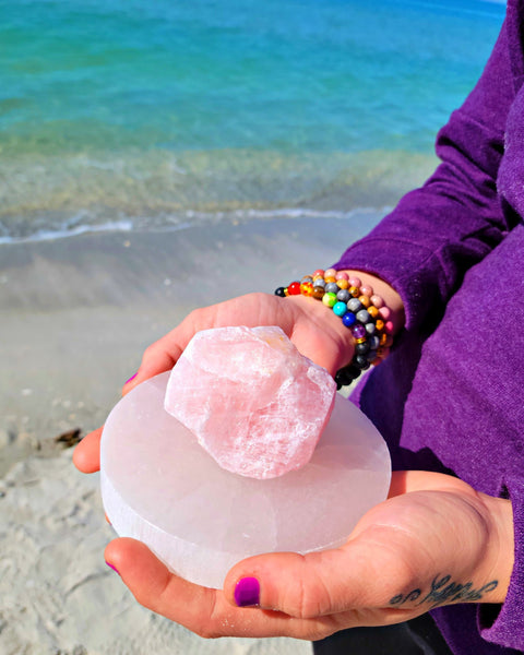 Large Rose Quartz Crystal Stone, 3 Sizes Choice, Raw Crystals - Natural Healing Crystal, Rough Rose Quartz Stone, Rose Quartz Pink Crystal