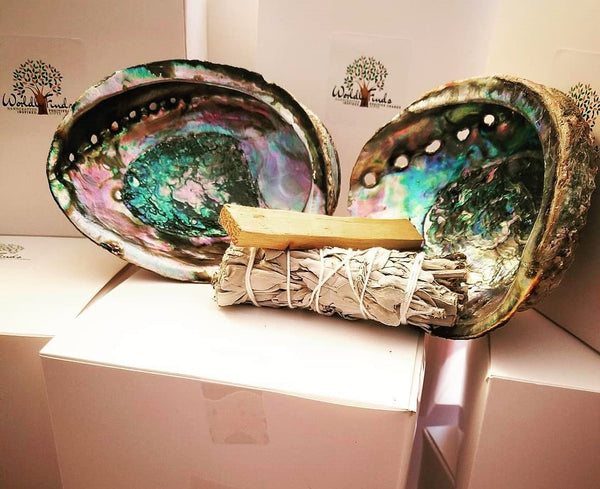Smudge Kit Spiritual Energy Cleansing 10 Piece Complete Starter Gift Set, Smudge Kit, Worldly Finds, Worldly Finds 